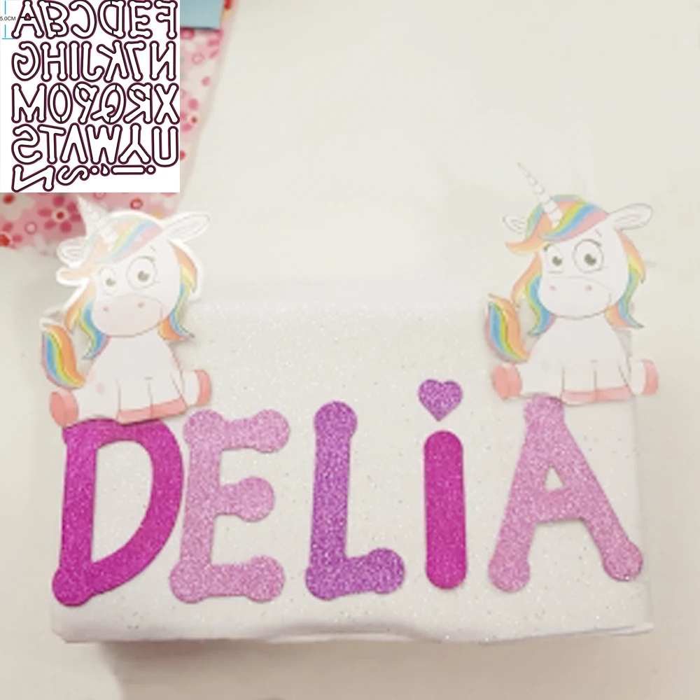 Большой набор высечек для металлической резки буквы алфавита с шаблоном для скрапбукинга, эмбоссинга, новыми рождественскими ремеслами и штампами.