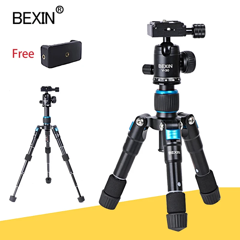 

Мини-штатив BEXIN с шаровой головкой на 360 °, гибкое крепление, внешний держатель фотокамеры для Dslr-камеры