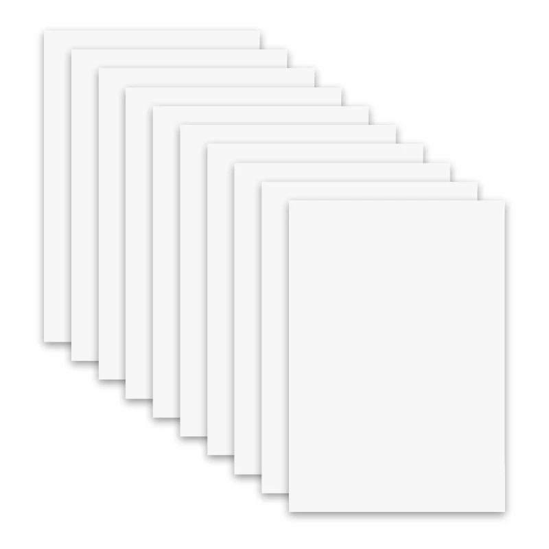 

10 Pcs/Pack Smooth Alcohol Ink Pad Paper for Painting Drawing Artwork DIY Crafts Decoration