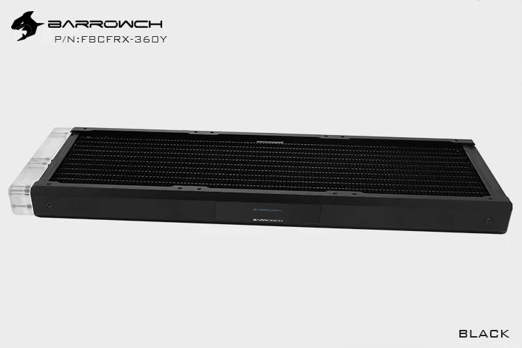 Модульный медный радиатор Barrowch 360 мм модельный ряд + температурный монитор OLED