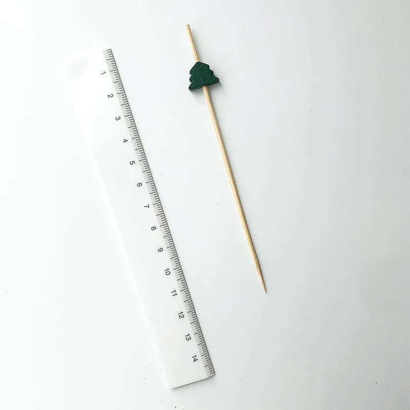 100 шт. рождественские палочки для фруктов десерт салатная вилка маффинов