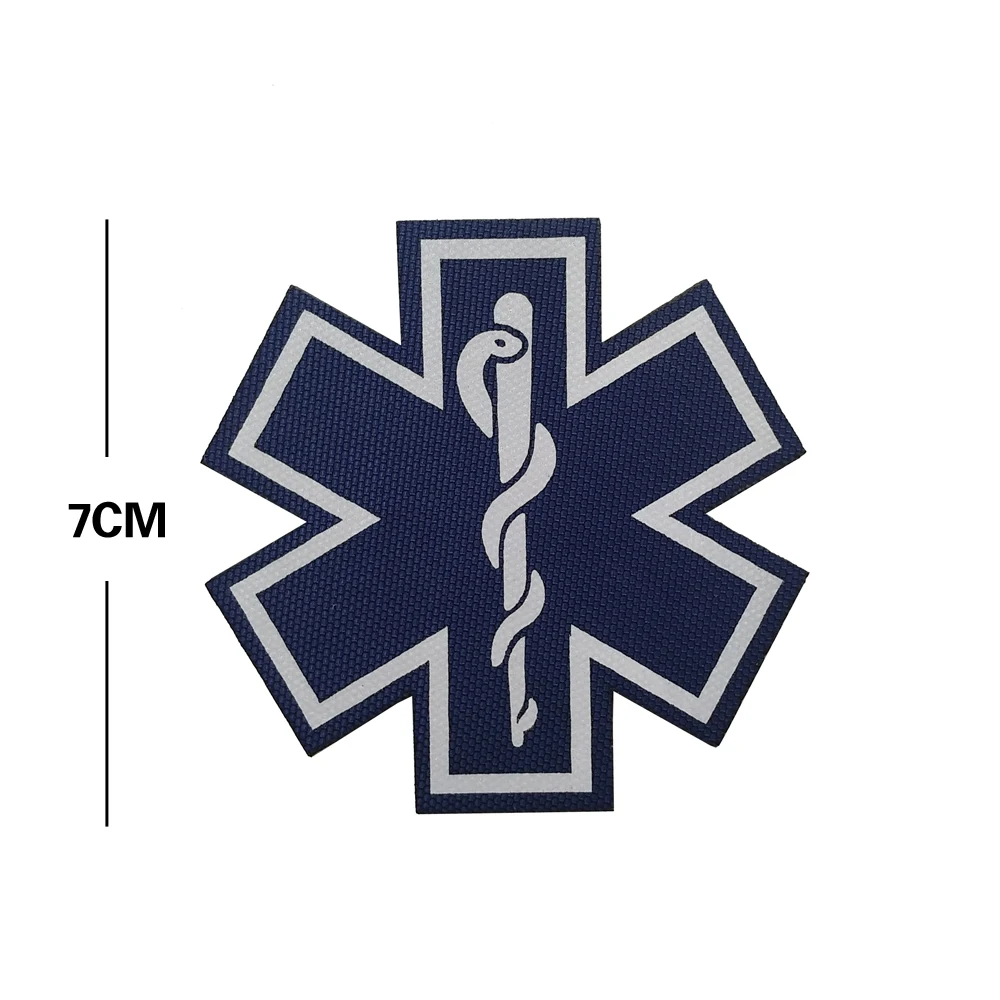 Нашивка с 3D вышивкой спасательная змея ИК глава армейский фанат армейская