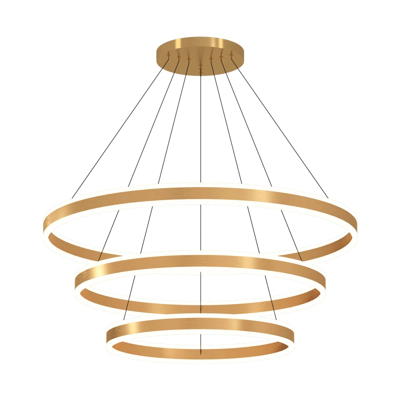 Современный простой светодиодный кристалльный люстра для столовой с тремя креативными лампами для жизни в спальне.