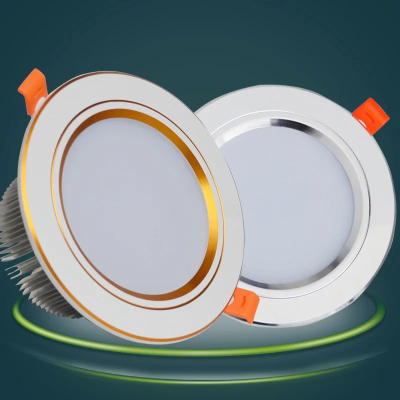 

5W LED Downlight 5w led Panel Light Recessed Round Led Ceiling Lamp AC 220V Indoor Lighting Warm White Cold White