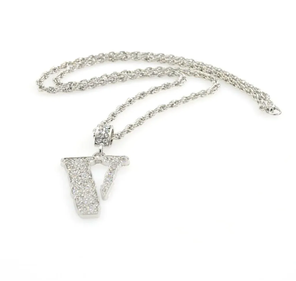 Лидер продаж модное мужское ожерелье бренд Tide хип хоп Мужская подвеска полностью