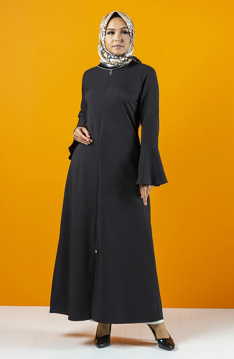 

Minahill испанский рукав Abaya на молнии 2139-01 черный 2139-01