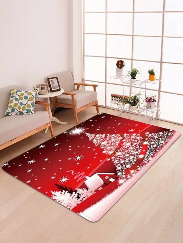 XMAS Door mat Flannel Plush Vintage Cassette Tape Indoor Doormat Non Slip Floor Mats Carpet Rugs Decor Porch Tapete | Дом и сад