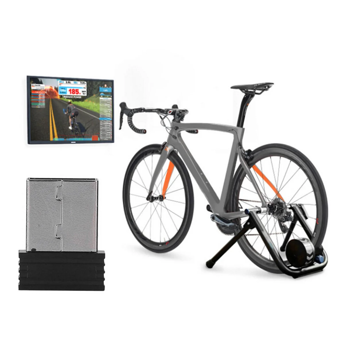 

Mini ANT+ USB Stick Adapter Dongle Portable Garmin For Zwift Wahoo Cycling Forerunner