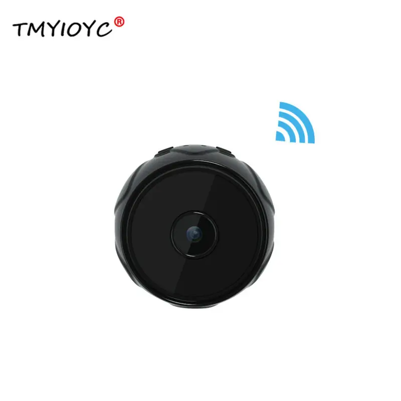 Черный Мини Wi-Fi камера телефон приложение удаленный беспроводной IP маленькая камера ночного видения Видео Рекордер Микро камера HD 720P Обнаружение движения - Цвет: Черный