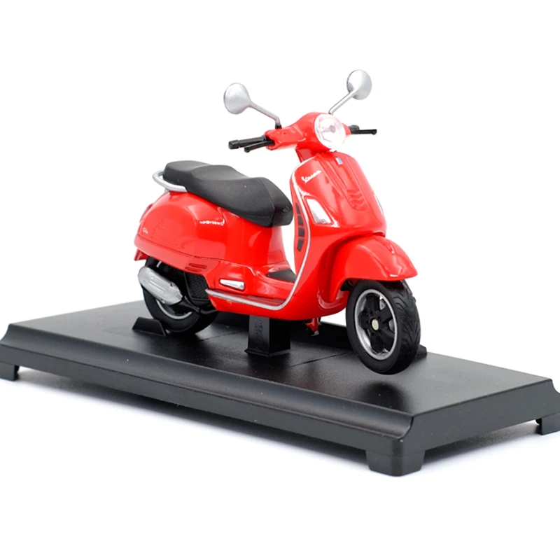 Модель Гибкая вращающаяся на колесиках WELLY 1:18 2017 VESPA GTS 125 из сплава подарок для
