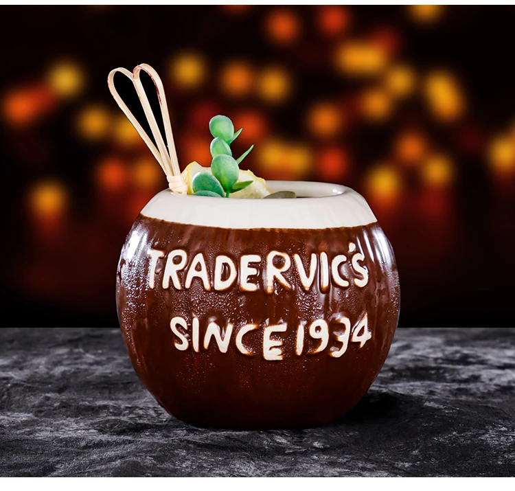 Новые Гавайские кружки Tiki Коктейльная чашка кружка для пива напитков вина