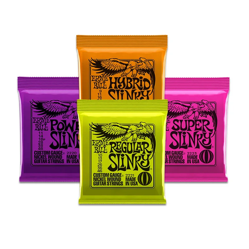 1set eniball elektrische gitarre saiten 2221 spielen echten heavy metal rock nickel wound 6 saiten für elektrische gitarre zubehör free glob