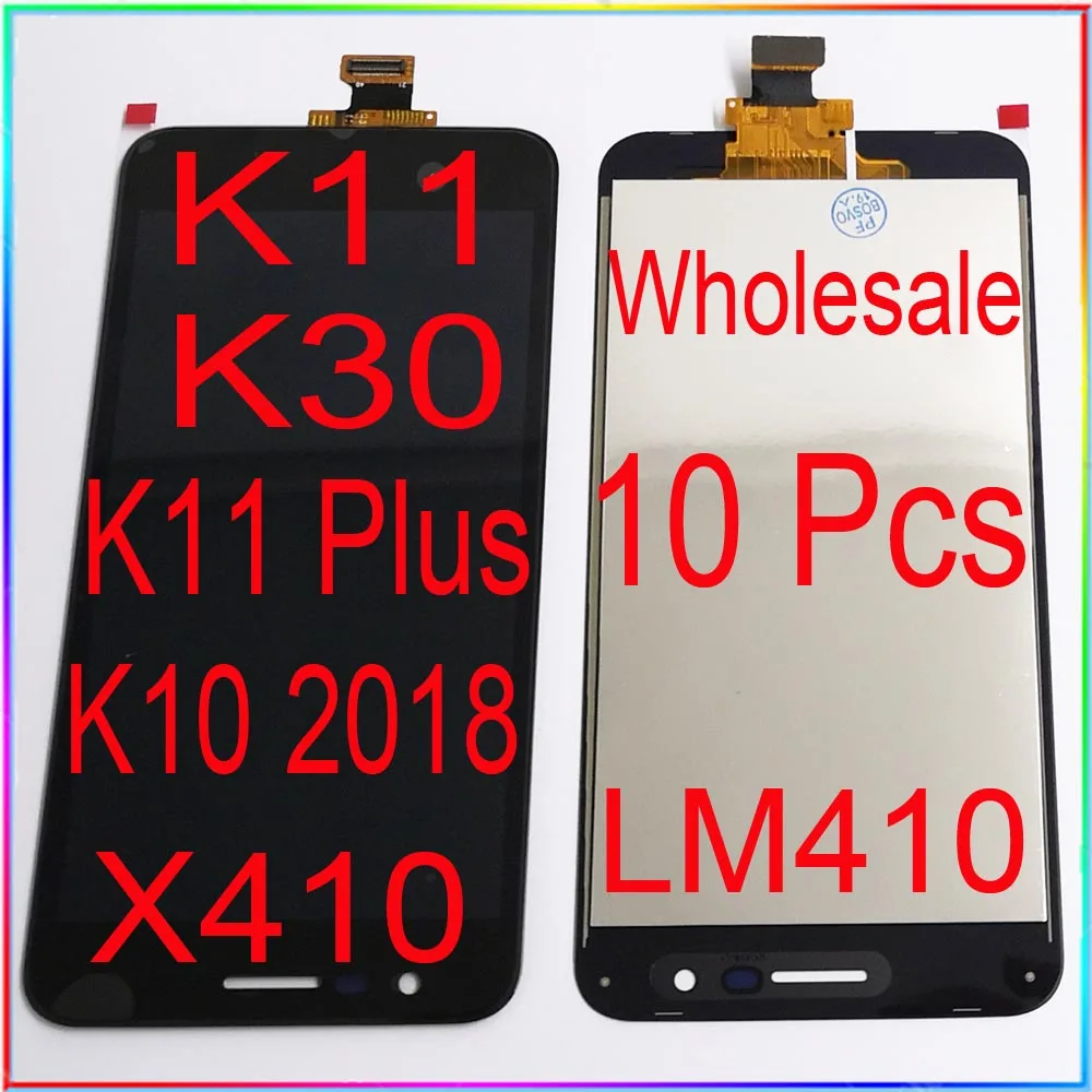 

Оптовая продажа 10 шт./лот для LG K11 K30 X410 LM410 ЖК-дисплей с сенсорным дигитайзером в сборе K10 2018 / K11 PLUS
