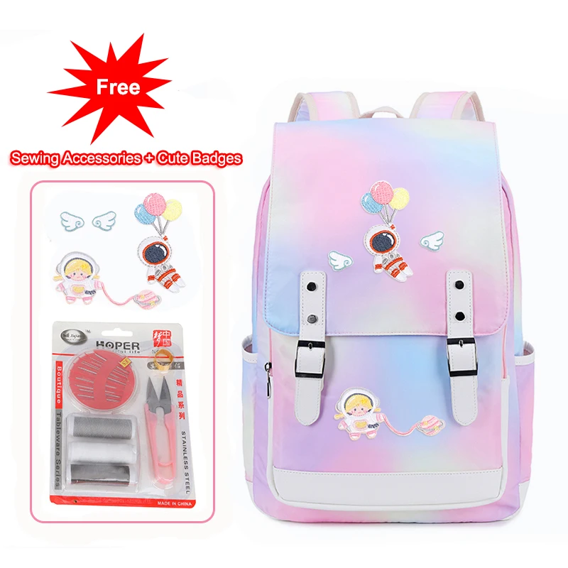 

Rainbow Backpack for Girls Women New Personalized School Bags College School Bookbags for Teenagers Lightweight Water Resistant
