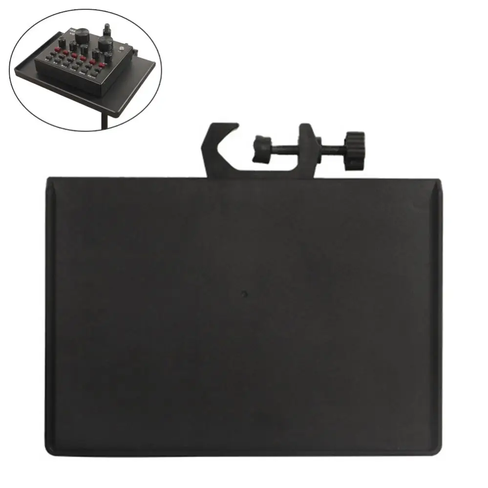 sound card tray live microphone plastic stand threaded clamp clip fit for tripod bracket accessories mobile phone bracket free global shipping