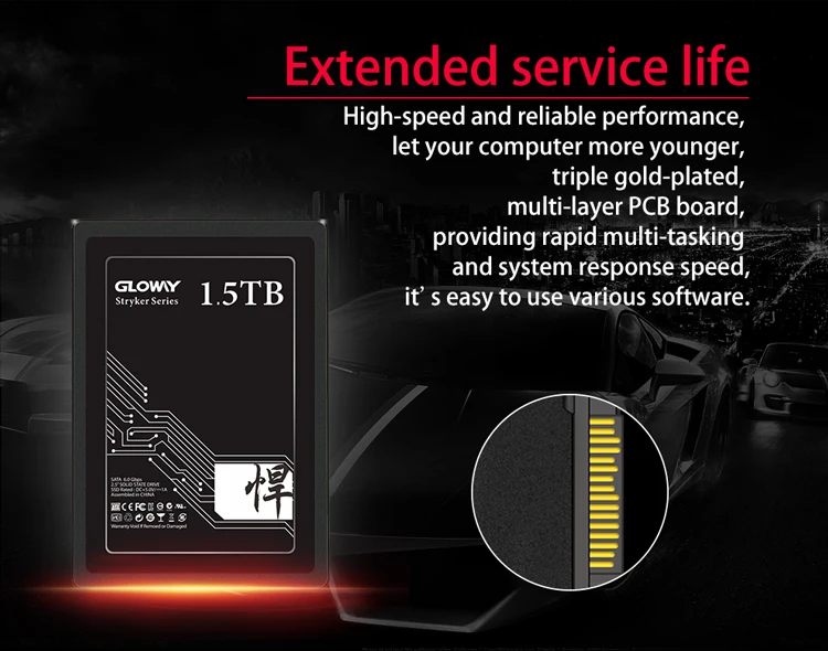 Gloway 2,5 inchSATA3 SSD 480gb 1 ТБ 1,5 ТБ 2 ТБ hdd 2,5 Внутренний твердотельный накопитель для настольного компьютера ноутбука высокая производительность