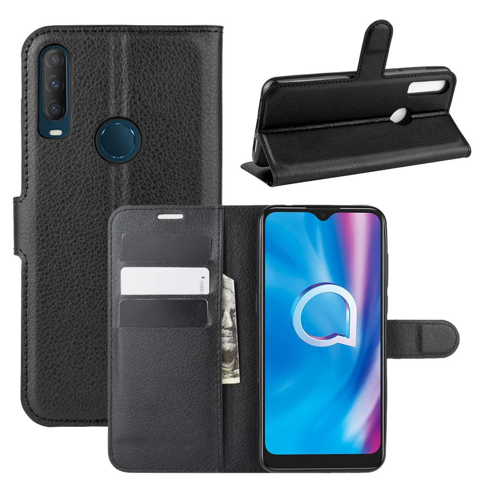 Чехол Alcatel5028 для Alcatel 1s 2020 (5028 дюйма) чехол-кошелек с отделениями карт стильный