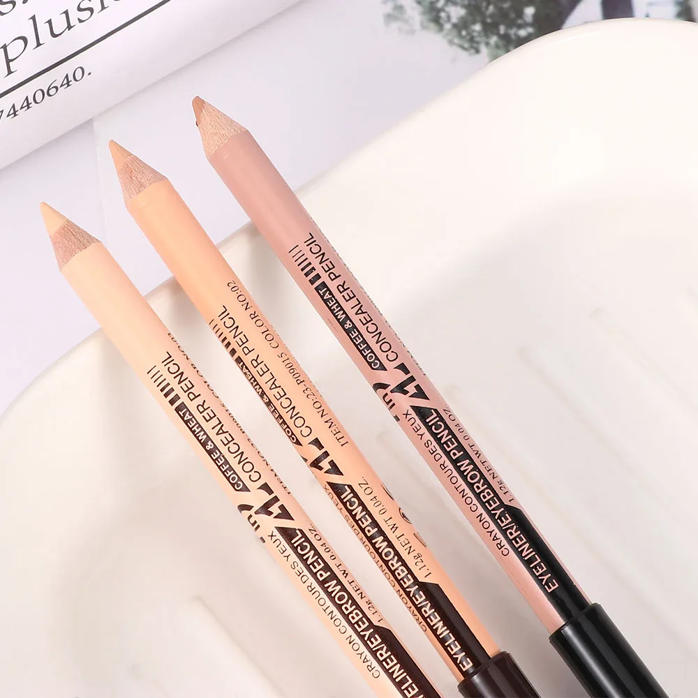 Профессиональная двухсторонняя ручка для бровей подводка глаз карандаш
