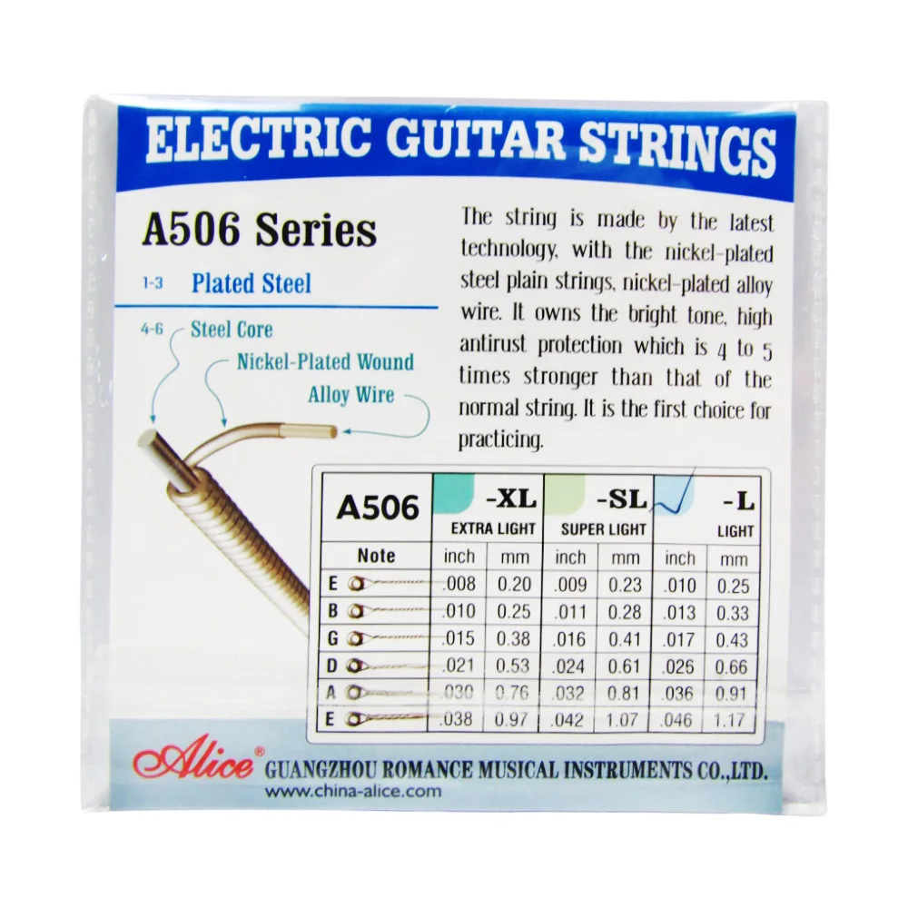 10 stücke alice elektrische gitarre saiten a506 l e lst b 2nd licht einzelnen string platte stahl core string elektrische gitarre zubehör