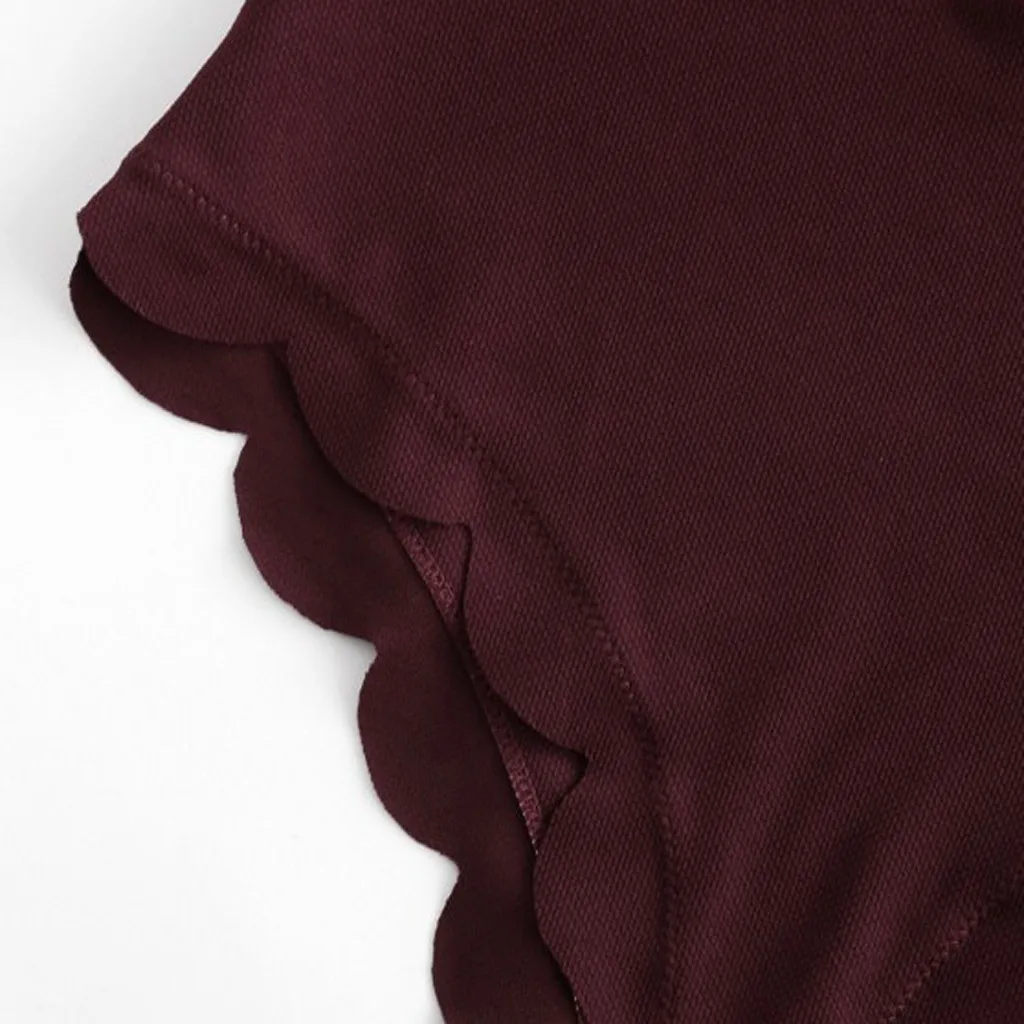 Женский сексуальный однотонный текстурированный волнистый танкини купальный