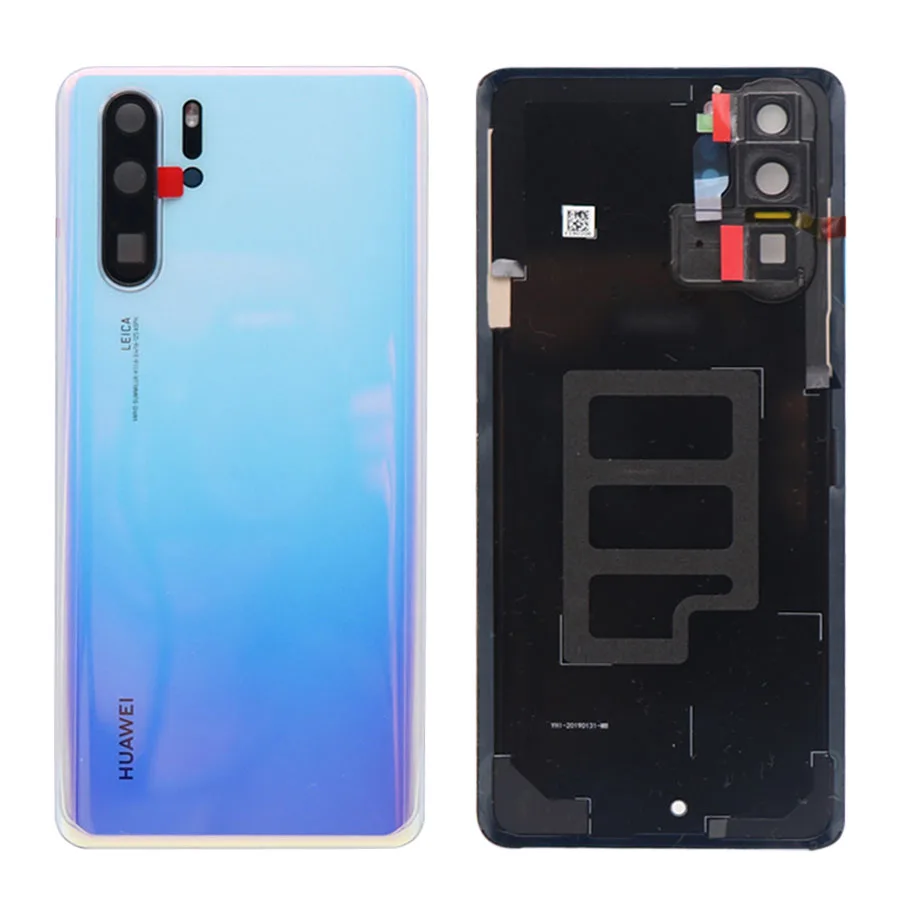 Для huawei P30 задняя крышка батарейного отсека задняя стеклянная дверь Корпус чехол ELE L09 L29 для huawei P30 Pro крышка батареи+ объектив камеры VOG L04