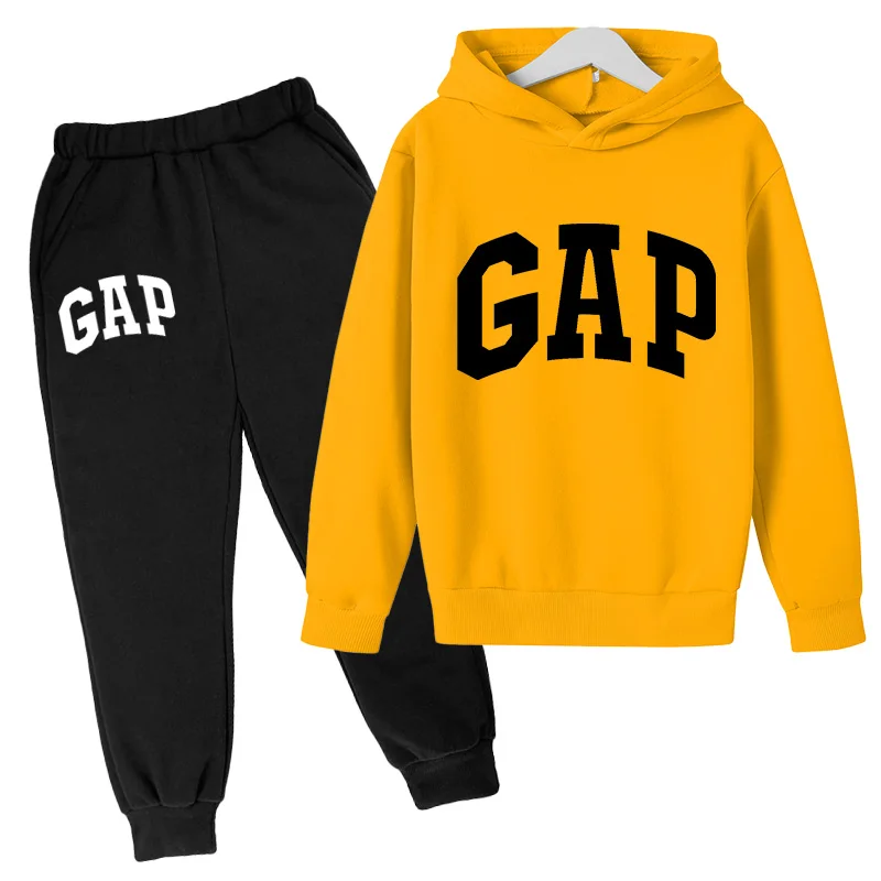 

Детские брюки-толстовки От 4 до 12 лет Tide с принтом в виде двух предметов, повседневные брюки для мальчиков и девочек, новая осенняя одежда для...