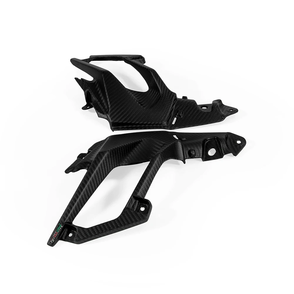 100% углеродное волокно боковая обтекатель для мотоцикла матовая/глянцевая 3K