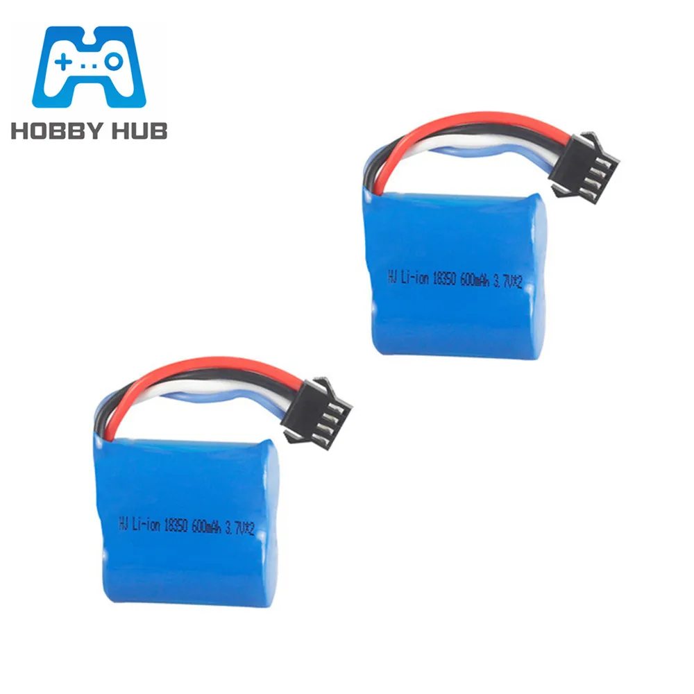 2PCS/LOT 7.4V(3.7*2) 600mAh Lipo Battery For UDI001 H100 H102 rc Boats 7.4V 600mAH 18350 For JJRC S1 S2 S3 S4 S5
2PCS/LOT 7.4V(3.7*2) 600mAh Lipo Battery For UDI001 H100 H102 rc Boats 7.4V 600mAH 18350 For JJRC S1 S2 S3 S4 S5