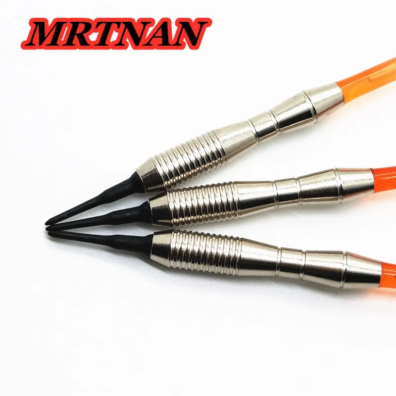 

Hot sale 18g nylon soft darts high quality 3pcs stainless steel darts professional indoor sports game dart set