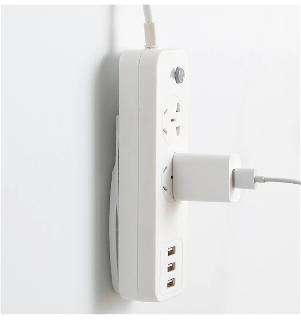 4 шт. самоклеющиеся настольные Розетки держатель кабельный менеджер мощность