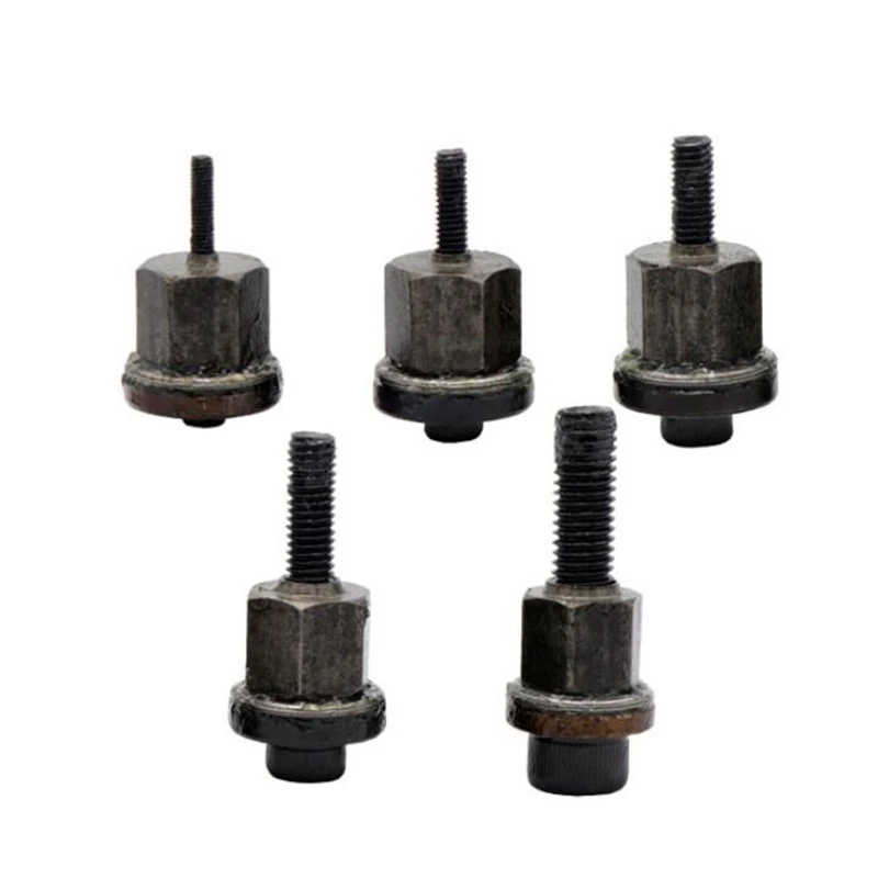

5Pcs Hand Rivet Nut Head Nuts Simple Installation Manual Riveter Rivnut Tool Accessory for Nuts M3 M4 M5 M6 M8