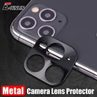Металлический защитный чехол для экрана камеры для iPhone 11 Pro Max X XS Max XR, защитное кольцо для объектива камеры из титанового сплава
