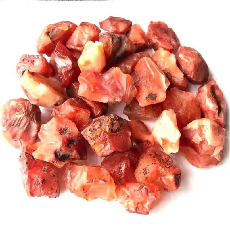 

Natural Crystal Quartz Minerals Specimen red carnelian raw Irregular Shape Rough Rock Stone Reiki Healing Home Decoration