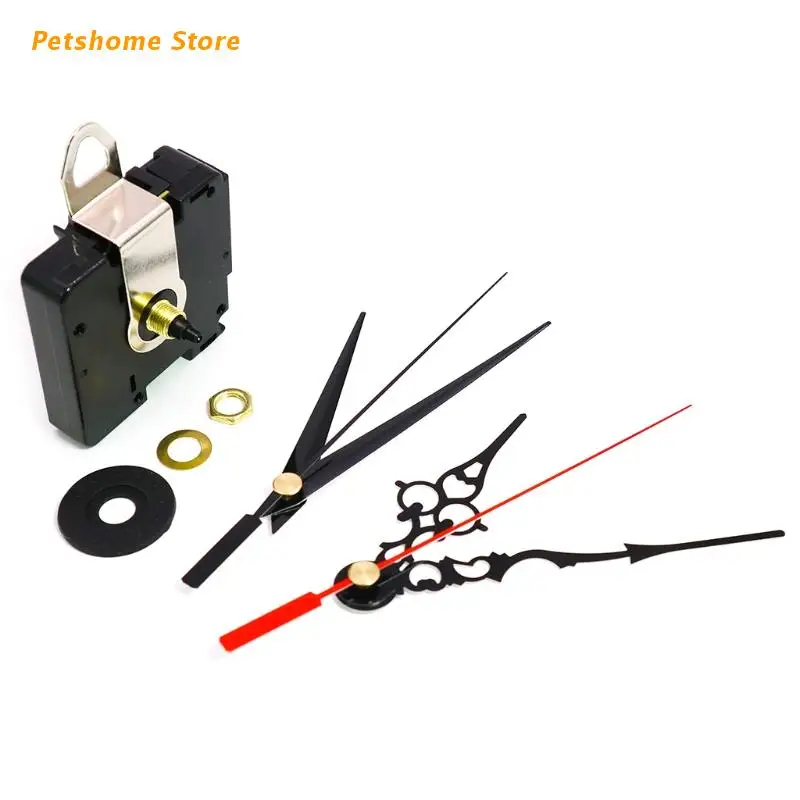

Diy Set Shaft Length High Torque Movement Metal Hook Metal Clock Hand Silent Quartz Clock Movement LX9C