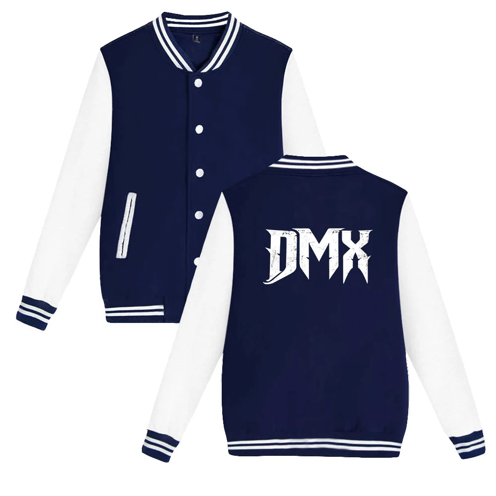 

Rip Vintage Rap DMX Tracksuit Baseball Jacket Sweatshirt Women Men's Jacket Harajuku Streetwear American Rapper Fashion Clothes
