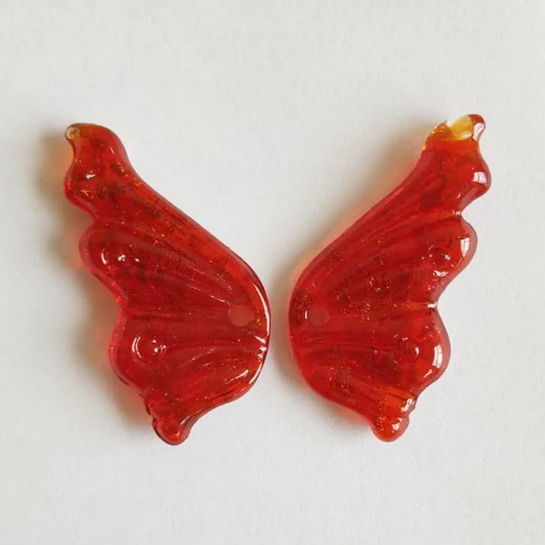 Бусины из фольги для изготовления ювелирных изделий 38x19 мм 1 пара - купить по