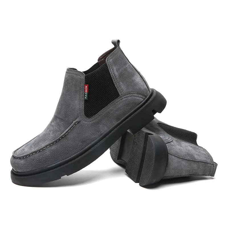 2019 модная обувь мужские ботинки Повседневная Удобная мужская до щиколотки на
