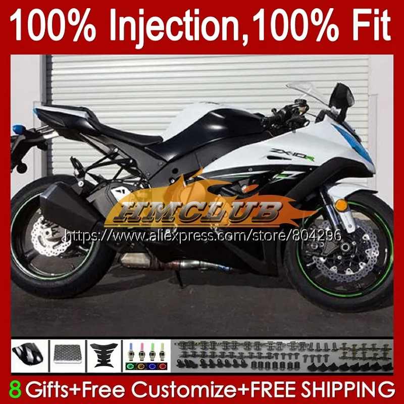 

Инъекции для KAWASAKI NINJA ZX-10R ZX1000 2016 белый черный 2017 2018 2019 88No.42 ZX 10R 1000 10 сотрудников отдела исследований ZX10R, 16, 17, 18, 19, обтекатели