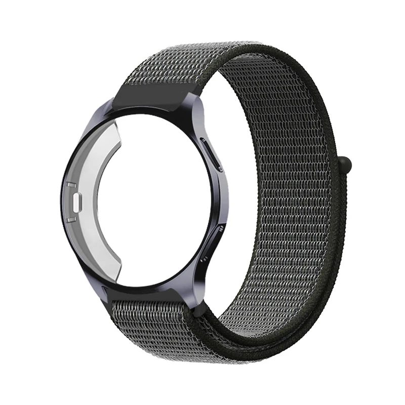 22 мм чехол и ремешок для samsung gear S3 Frontier Galaxy watch 46 мм 42 мм ремешок+ Защитная крышка Спортивная петля нейлоновые аксессуары для наручных часов