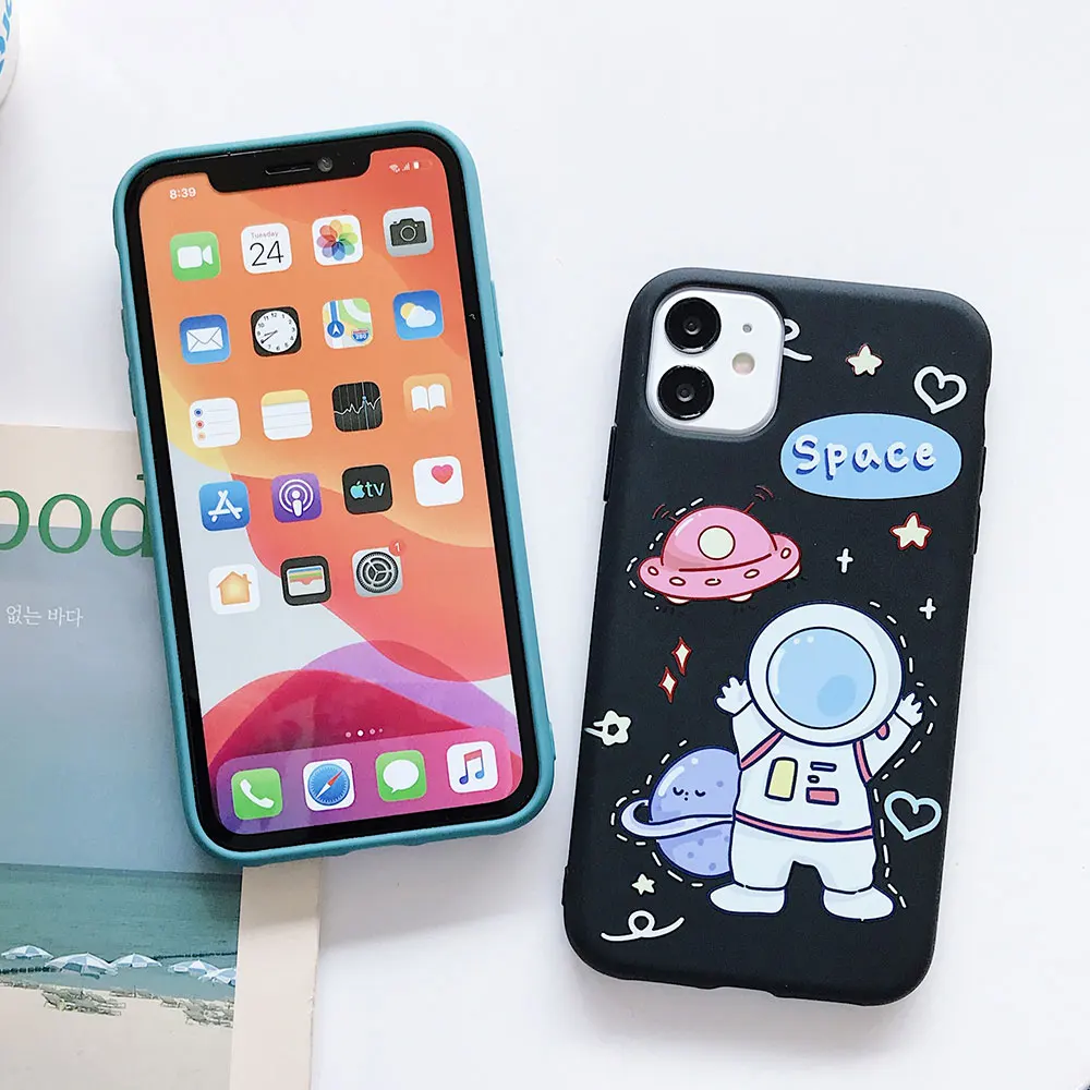 Мягкий чехол SoCouple из ТПУ для телефона iphone X Xs max XR 12 11 Pro Max SE 6 6S 7 8 plus с принтом