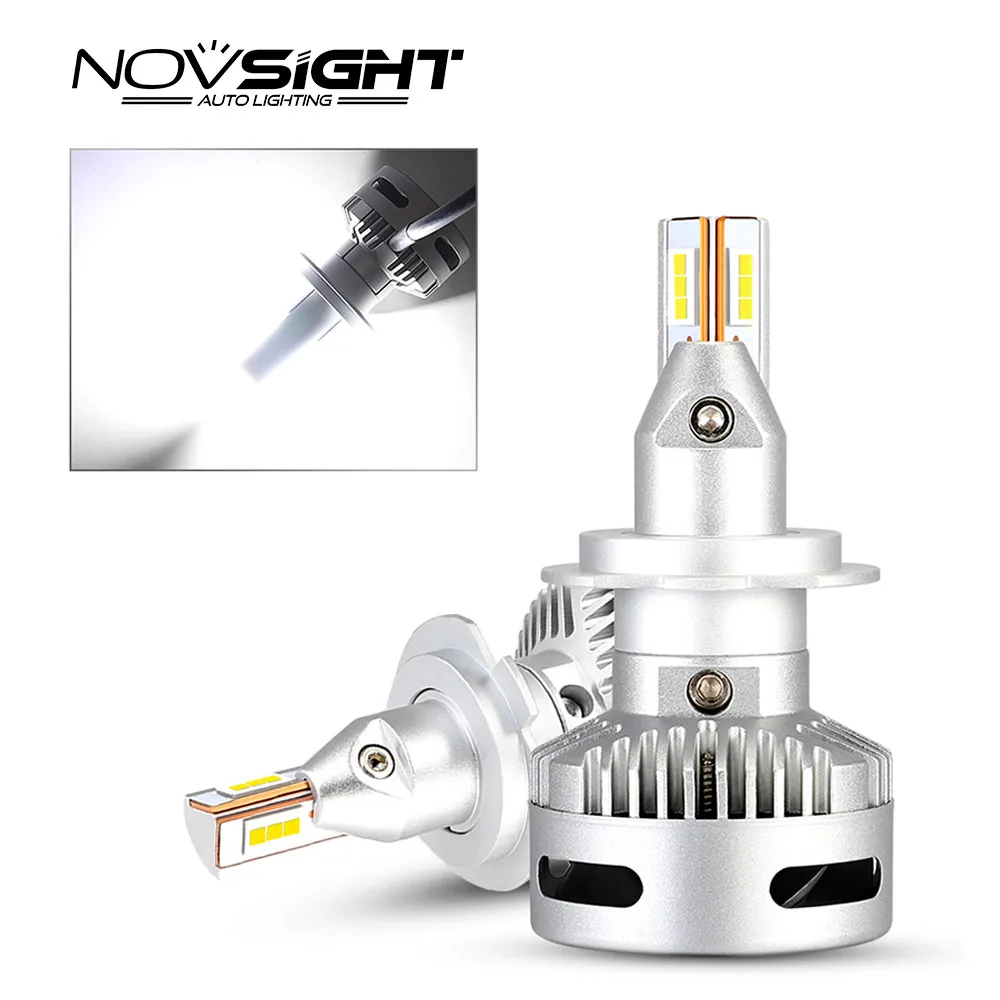 NOVSIGHT автомобильный проектор фары H7 Led H11 9005/9006 9012 D5 D2/D4 D1/D3/D8 90W 12000LM 6500K авто