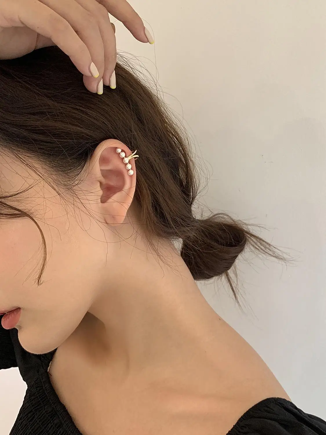 925 серебро нишу чувство дизайна Фея дух лес суперфеи слуховая косточка зажим с