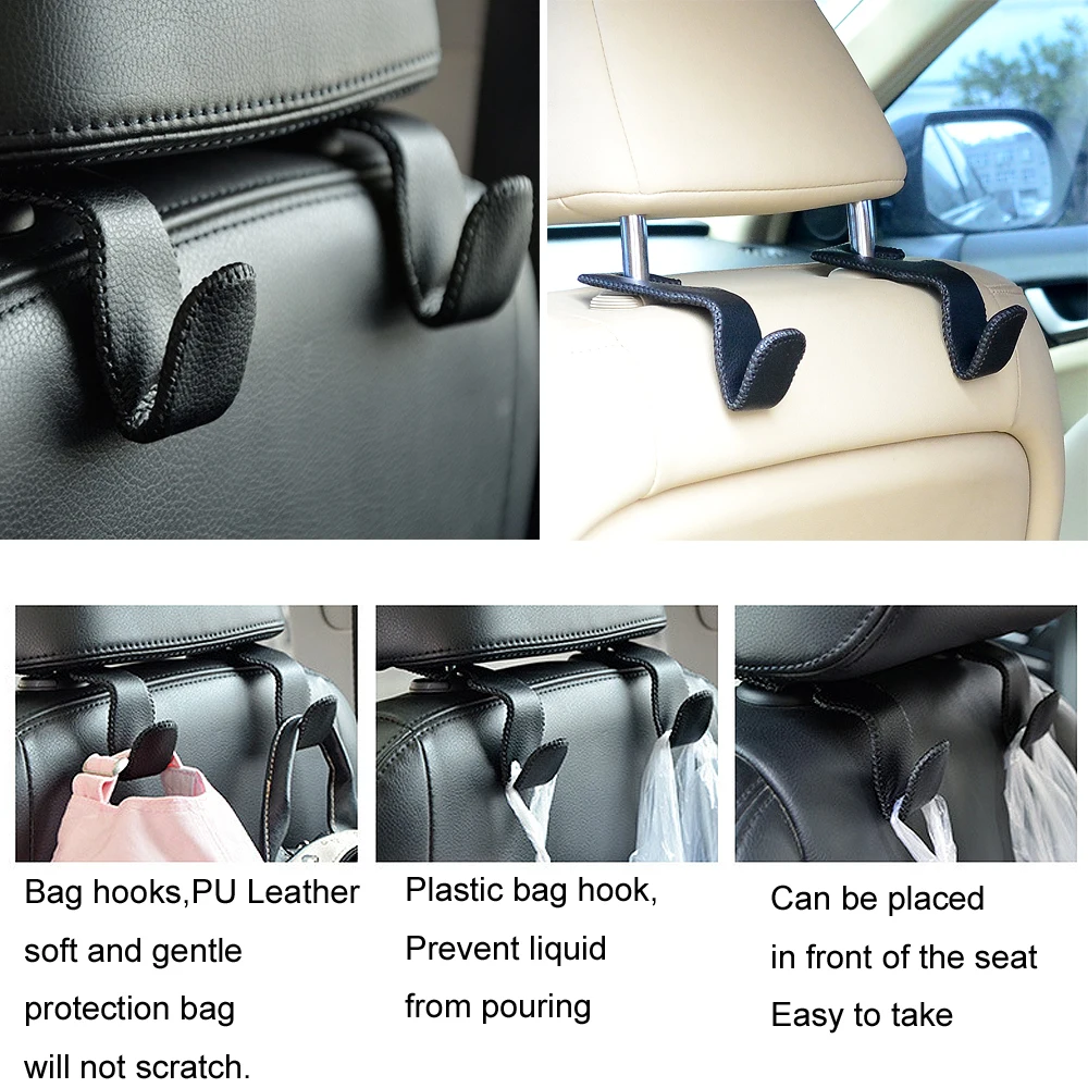 2 шт. держатель крючок на подголовник автомобиля|Все для уборки| |