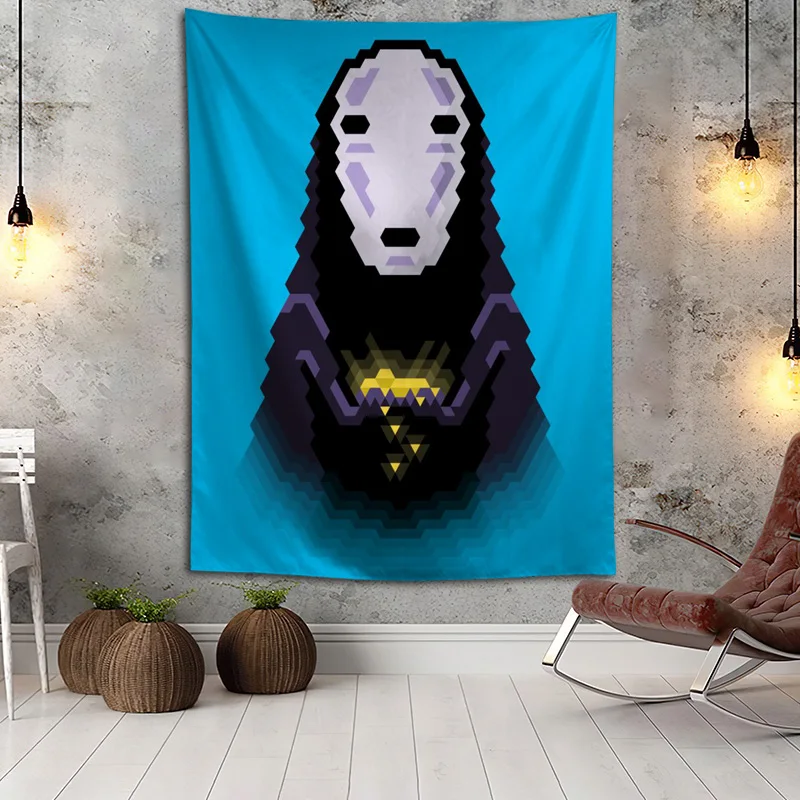 

Hot Sale Custom Anime Spirited Away Printed Tapestry Background Decorative Tapestry Various Sizes Wall Hanging Decor