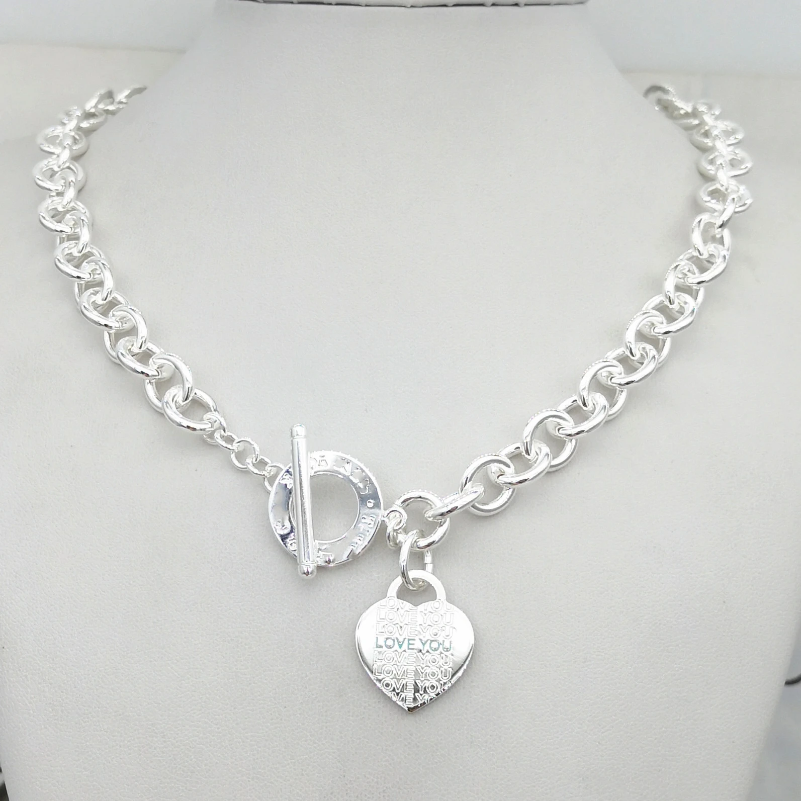 

925 Sterling Silver Necklace, lady's boutique jewelry, exquisite thick chain, the latest gift of 2021