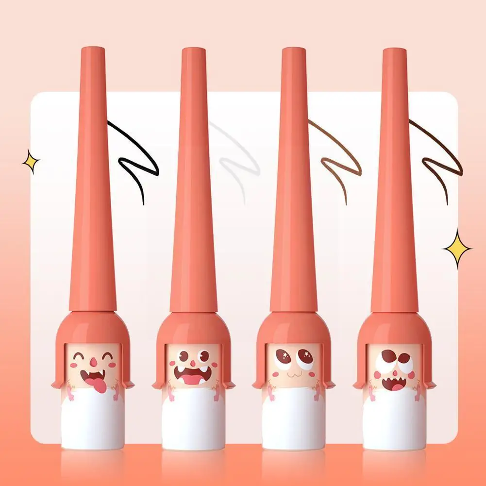 

4 Colors Eyeliner For Arrows Colorful Waterproof Non Blooming White Long Lasting Eyeliner Cosmetics For Girls P0f6