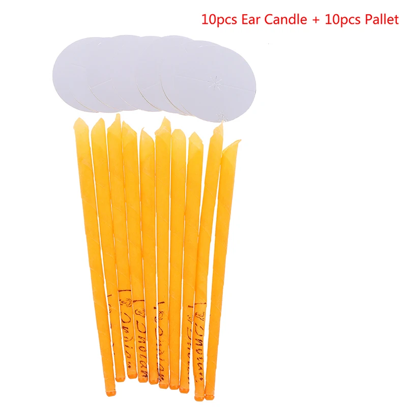 

10pcs Premium Quality Ear Candling Blend Cone Unscented Beeswax Earwax Candles Burning Ear Caring Indiana Therapy