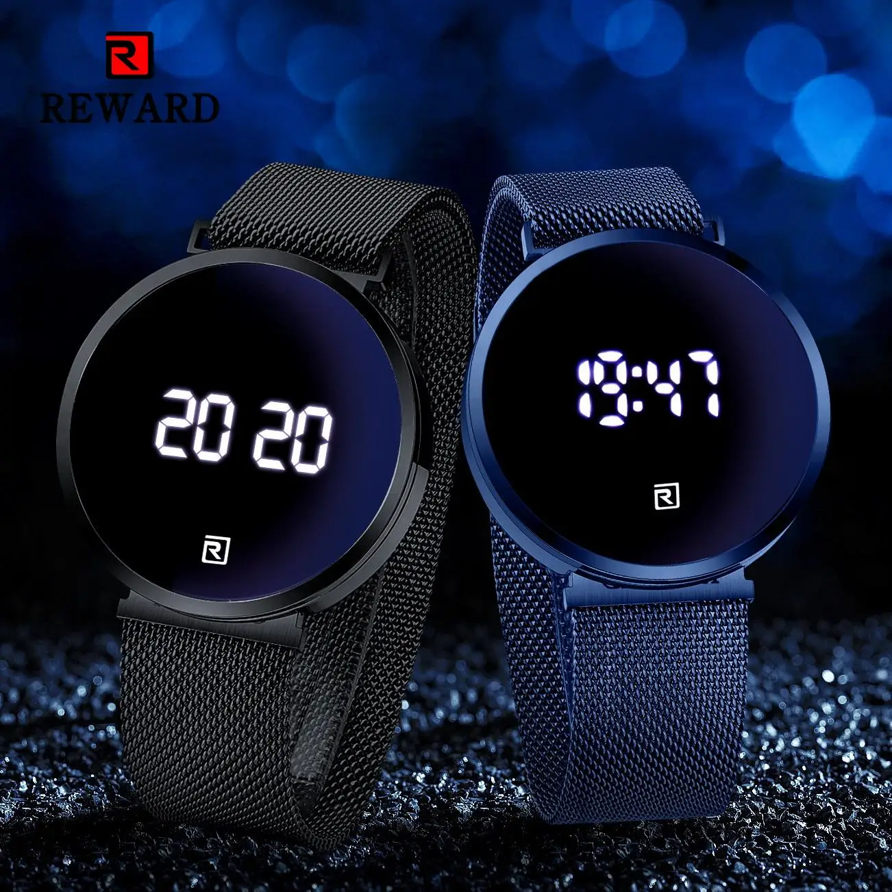 

Reward Men Business Digital Watch Women Fashion Wrist Watches Luxury Touch Screen Wristwatch