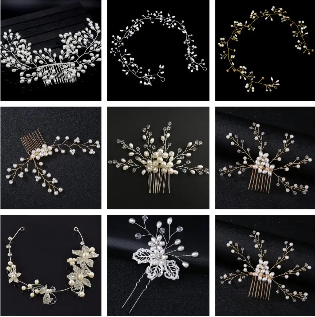 1Pcs Handmade Simple Hair Pins Clips Sticks Bridal Headpiece For Wedding Accessories Silver Rose Gold Women Ornaments | Красота и