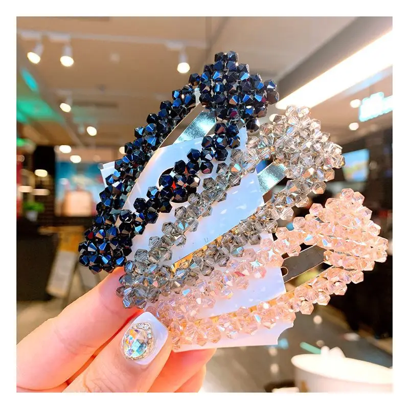 1 шт хрустальные шпильки для волос головной убор Для женщин брошь из горного